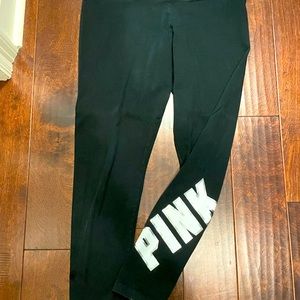 Pink Victoria Secret yoga leggings
